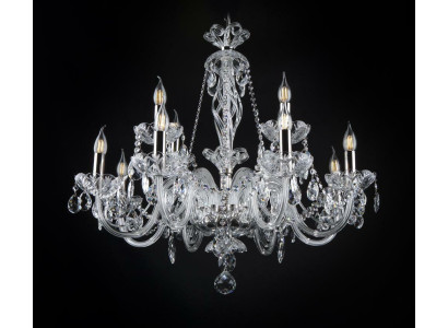 Bohemia Leuchte Lampe Kronleuchter Kristall Lampen Deckenleuchte Kerzenständer