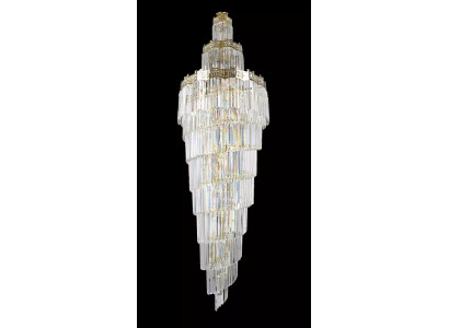 Kronleuchter Deckenleuchte Luxus Design Kristall Leuchte Wohnzimmer Lampe gold