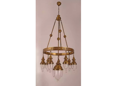 Deckenlampe Pendelleuchte Leuchte Wohnzimmer glänzendes Glas Lampen