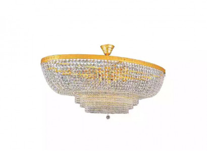 Deckenleuchter Luxus Kronleuchter Deckenlampe Lüster Gold Kristall Lampe