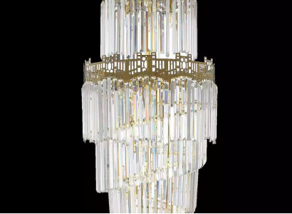 Kronleuchter Luxus Design Kristall Wohnzimmer Stil Moderner Lampe