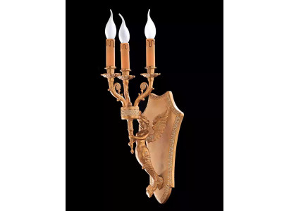 Goldene Wandlampe Design Leuchte Lampe Wohnzimmer Luxus Schlafzimmer Neu