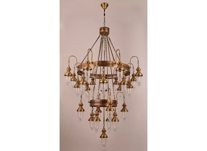 Hängeleuchte Kronleuchter Lampe Kristalllampe Deckenleuchte Lampen 120x250