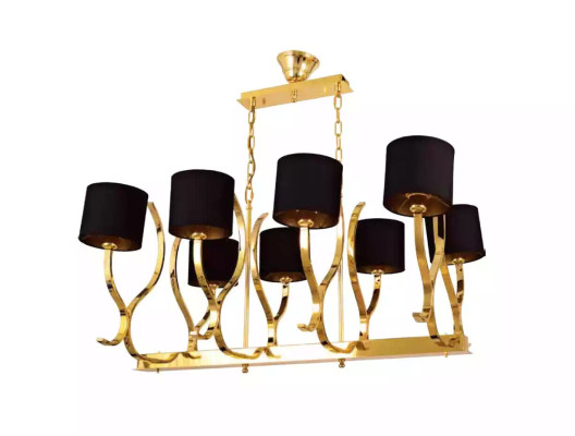 Kronleuchter Deckenleuchter xxl Leuchte Gold Deckenlampe Lüster Metall