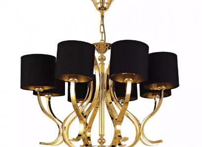 Deckenlampe Wohnzimmer Deckenleuchte Leuchte mit schwarzen Schirmen Lampe