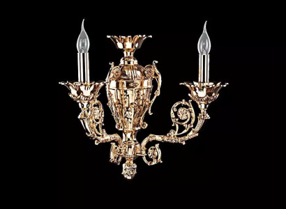 Klassische Wandleuchte Lampe Kronleuchter Wandlampen Leuchte Wand Kristall