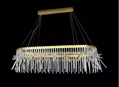 Esstisch Lampe Deckenlampe Kronleuchter Deckenleuchter Luxus Gold Lüster Glas