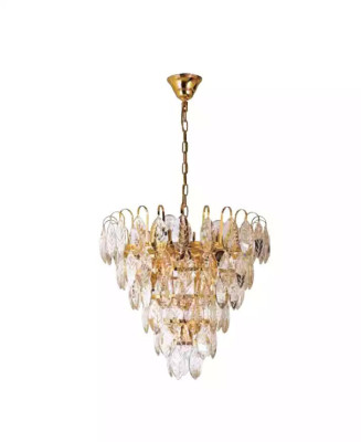 Kronleuchter gold Deckenlampe Leuchte Lampen Wohnzimmer 50x58