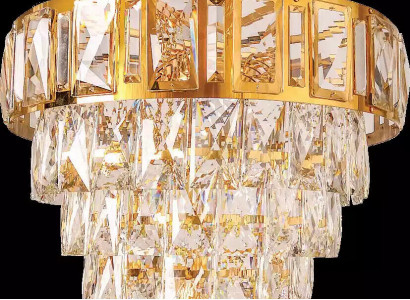 Deckenleuchter Kronleuchter Luxus Gold Deckenlampe Luster Kristall Leuchte