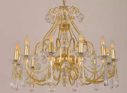 Lüster Luxus Deckenlampe Kronleuchter Deckenleuchter Lampen Gold Art