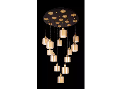 Kronleuchter Wohnzimmer Deckenleuchter Deckenlampe Lüster Modern Gold