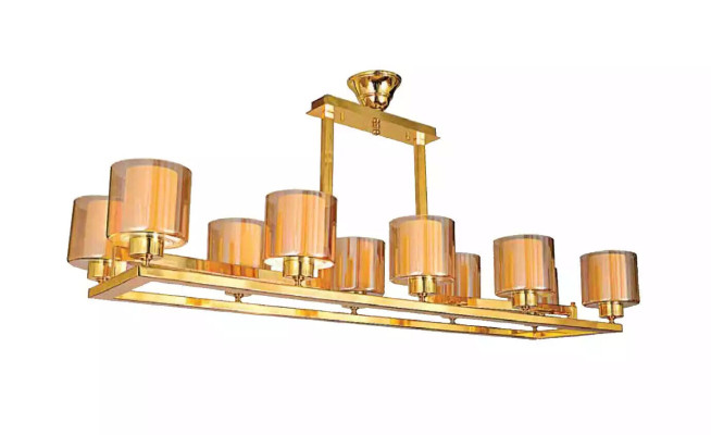 Goldenfarben Kronleuchter Deckenlampe Pendelleuchte Lüster