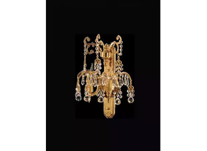 Goldene Wandlampe Wand Leuchten Wohnzimmer Lampen Luxus Wandleuchte