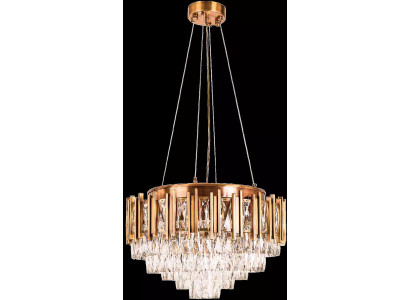 Deckenleuchter Kronleuchter Luxus Deckenlampe Lüster Kristall Runde Hängelampe