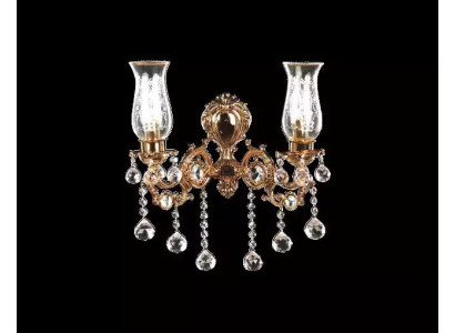 Wandleuchte Wohnzimmer Luxus gold Schlafzimmer Moderne Luster Kristall