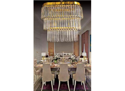 Kronleuchter Brass Decken Leuchten Wohnzimmer Design Luxus Modern