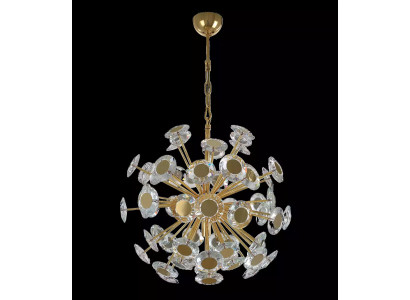 Lüster Kronleuchter Deckenleuchter Gold Deckenlampe Kristall Modern