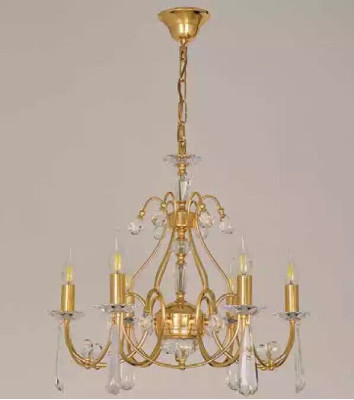 Klassische Deckenlampe Kronleuchter Deckenleuchter Gold Lichtkronleuchter Neu