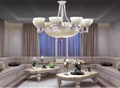 Lampen Deckenleuchter Lüster Kronleuchter Weiß Deckenlampe Glas Modern