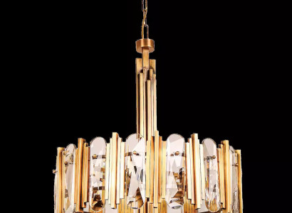  Luxus Deckenleuchter Gold Kronleuchter Deckenlampe Lüster Kristall