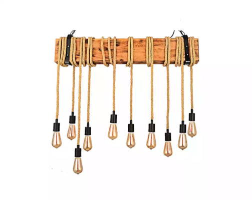 Lampen Esstisch Deckenleuchte Luster Kronleuchter Lampe Holz Leuchten