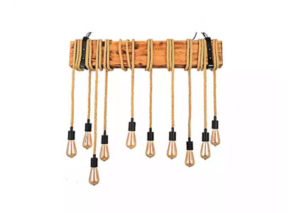 Lampen Esstisch Deckenleuchte Luster Kronleuchter Lampe Holz Leuchten