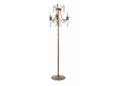 Stehlampe Standlampe Stand Luxus Leuchten Lampen Lampe Gold Art 170 cm