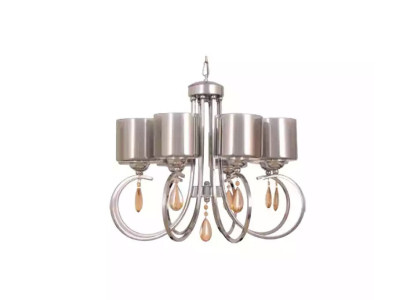 Deckenlampe schön Glas Leuchten Lampen Lampen Wohnzimmer Luster Luxus Silber