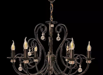 Kronleuchter Für das Wohnzimmer Kristall Lampe glänzendes neu Innenbereich