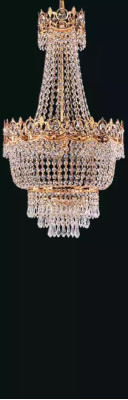 Kronleuchter Deckenleuchter Gold Deckenlampe Lüster Kristall Lampe 40x100