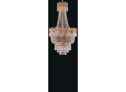 Kronleuchter Deckenleuchter Gold Deckenlampe Lüster Kristall Lampe 40x100