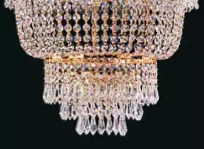 Kronleuchter Deckenleuchter Gold Deckenlampe Lüster Kristall Lampe 40x100