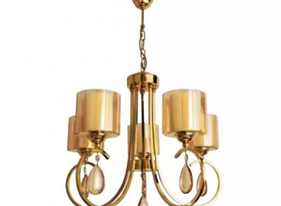 Kronleuchter Pendelleuchte Hängelampe Wohnzimmer Luxus Luster Glass