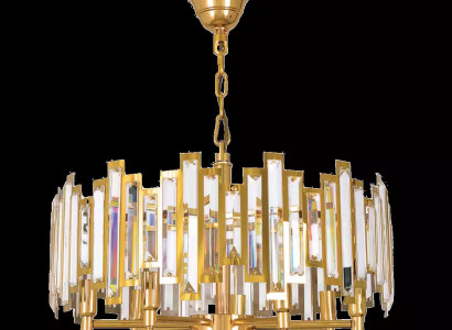 Deckenleuchte Luxus Kronleuchter Kristall Lampe Hängeleuchte Goldene Lampen