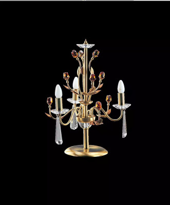 Goldene Kristall Tischlampe Luxus Leuchten Lampen Lichtkronenleuchter