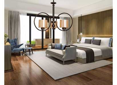 Deckenlampe Luxus Leuchte Wohnzimmer Hängeleuchte Luster Glass neu