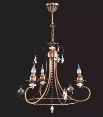 Kronleuchter Metall Lampe Leuchten Lampen Deckenleuchten Leuchte 60x70