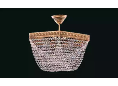 Deckenlampe Deckenleuchter Luxus Gold Kronleuchter Lüster Kristall Art