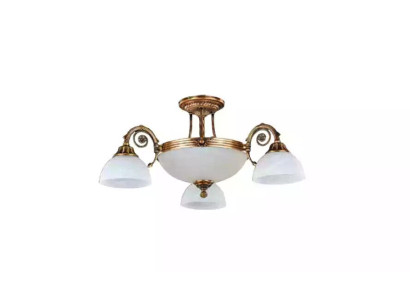 Lampen Deckenleuchter Lüster Kronleuchter Weiß Deckenlampe Glas Gold