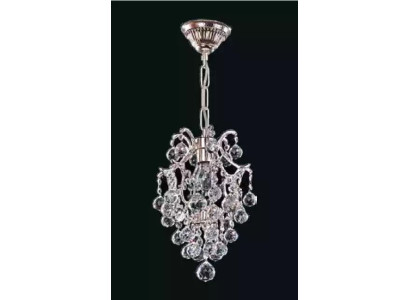 Luxus Deckenleuchter Lüster Kronleuchter Deckenlampe Kristall Silber