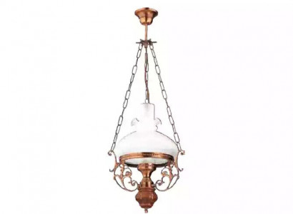 Lampe Deckenleuchter Lüster Kronleuchter Deckenlampe Glas Braun Barock