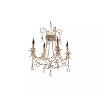 Luxus Deckenleuchter Lüster Kronleuchter Deckenlampe Lampen Beige Art