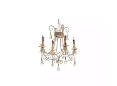 Luxus Deckenleuchter Lüster Kronleuchter Deckenlampe Lampen Beige Art