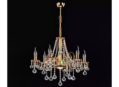 Goldene Kronlüster Kristall Kronleuchter Lichtpendelleuchte Deckenleuchter