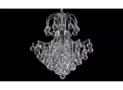 Lüster Art Luxus Deckenlampe Kronleuchter Deckenleuchter Lampen Silber