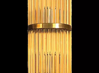 Wandleuchte Lampen Leuchten Beleuchtung Lampe Modern Goldene Wandlampe