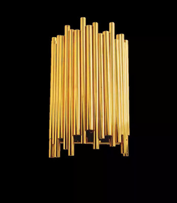 Wandleuchter schön Stil Moderne Wohnzimmer Metall Base neu gold