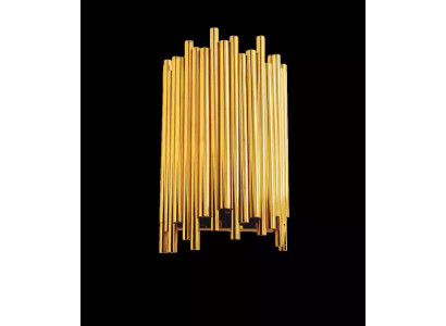 Wandleuchter schön Stil Moderne Wohnzimmer Metall Base neu gold