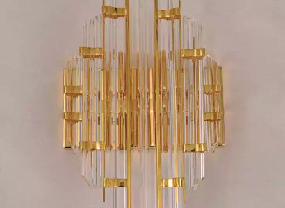 Wandleuchte Design Flur Lampen WohnZimmer Luxus neu gold