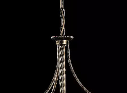 Kronleuchter Deckenleuchter Lüster Modern Deckenlampe Weiß Glas Lampen